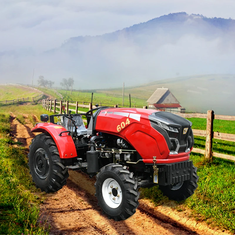 

Мини-трактор с роторным культиватором 50 л.с., сельскохозяйственная техника, компактный колесный трактор для продажи