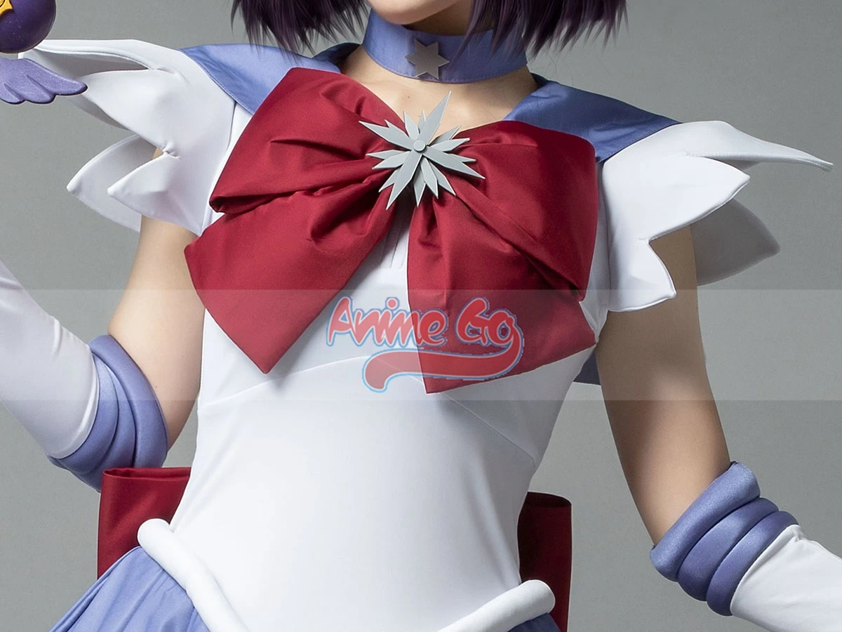 Disfraz de Anime Sailor Saturn Tomoe Hotaru para adultos y niños, traje de Halloween, mp000307