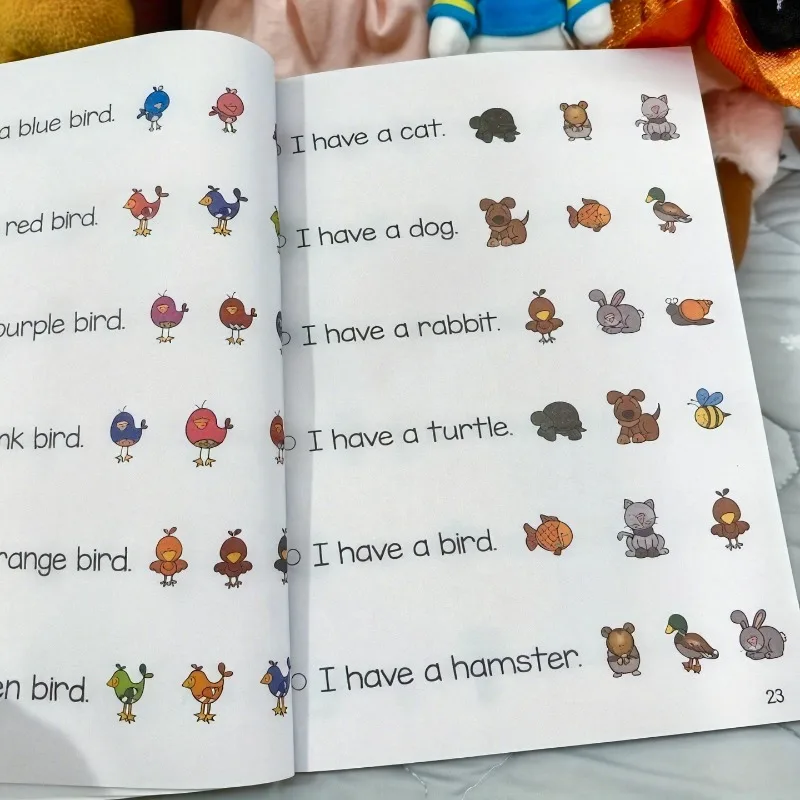 Children's English Reading Comprehension English Enlightenment Sketching Training Book Educational Equipment Language Learning