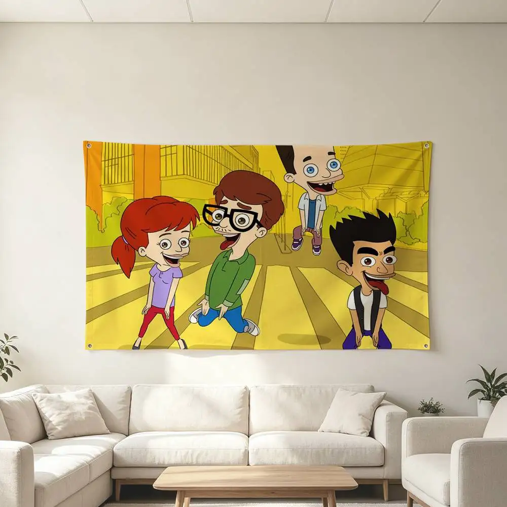 Big Mouth Nick B-Birch Flags for Bedrooms Home Decor Items Outdoor Decors Garage Decoration Flaga