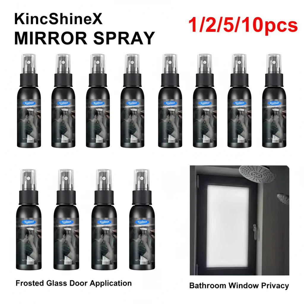 50ml Car Windshield Anti-Spying Spray One-Way Visible Protection Privacy Anti-Spying Decontamination Solution for Vehicle Safety