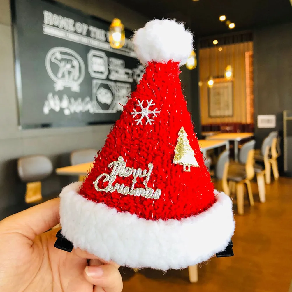 

4Pcs Snowflake Christmas Hair Clips Cartoon Hairpins Xmas Hair Decorations Adorable Lightweight Party Headdress for Adults