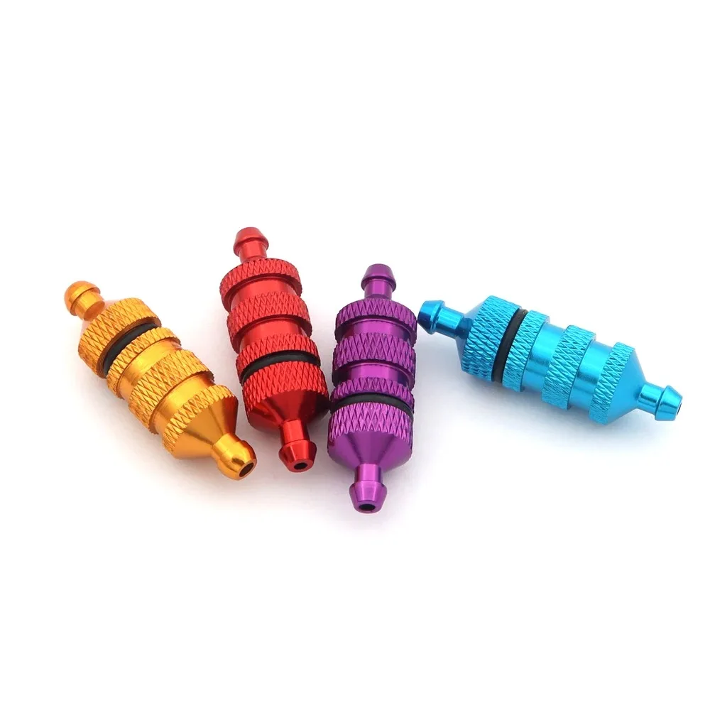 1PCS Aluminum Fuel Filter Nitro 1/8 1/10 RC Model Car Spare Parts HSP Racing 02156 HSP 94122 94188 traxxas TRX4