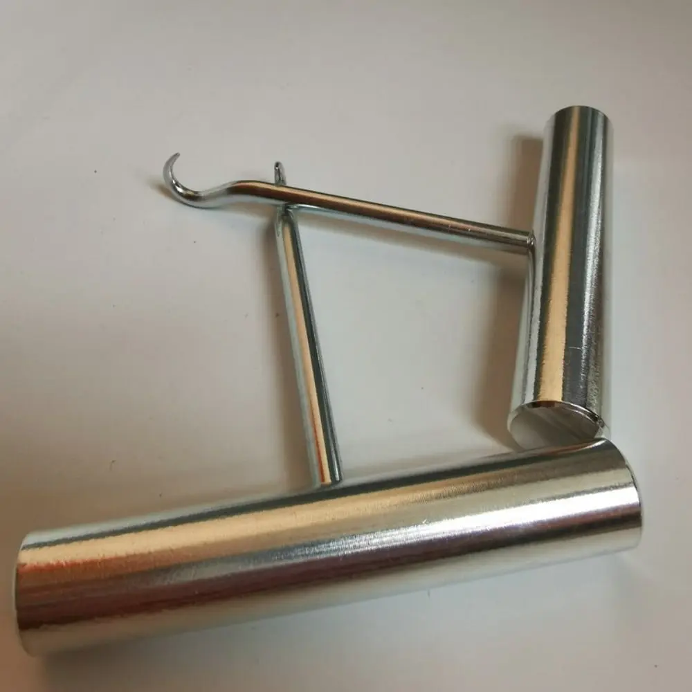 Stainless Steel Racket String Puller Badminton Stringing Machine Tennis Stringing Hook Training Stringing Tool