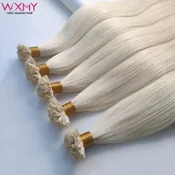 Keratin V Tip Human Hair Extensions 1g/pcs 100Pcs Straight Fusion Human Hair Extension 12-30Inch Keratin Capsule Virgin Hair #60