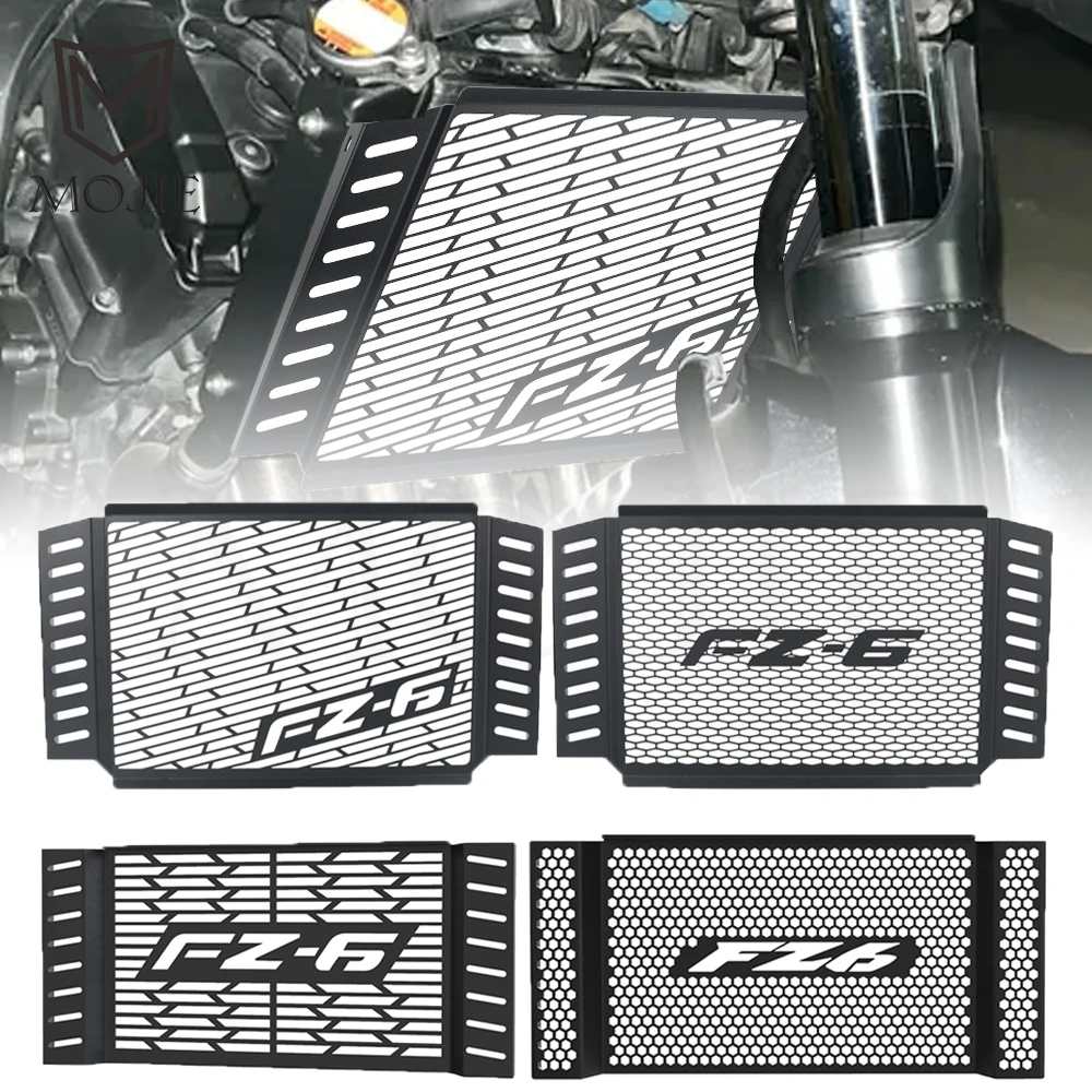 

Motorcycle Radiator Grille Guard Cover Protection Water Tank Shield FOR YAMAHA FZ-6 FZ6 Fazer 2007 2008 2009 2010 FZ6Fazer FZ 6