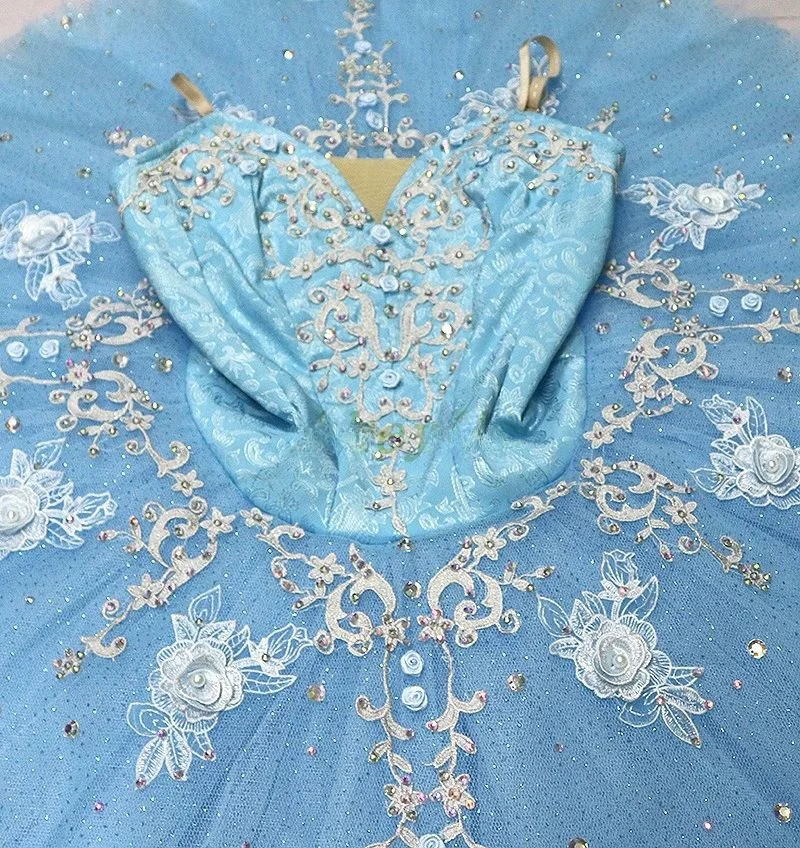 Custom-made Blue bird Variations professional tutu dress for the TUTU International competition