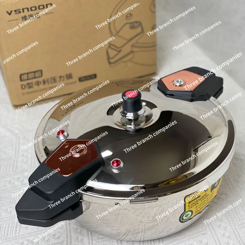 

304 Stainless Steel Large-capacity Pressure Cooker Induction Cooker Gas Stove Universal, Household 5L Pressure Cooker