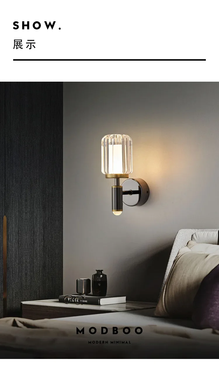 Moderne Minimalistische Wandlamp, Lichte Luxe, Creatieve Woonkamer Lamp, Minimalistische Tv Achtergrondmuurlamp