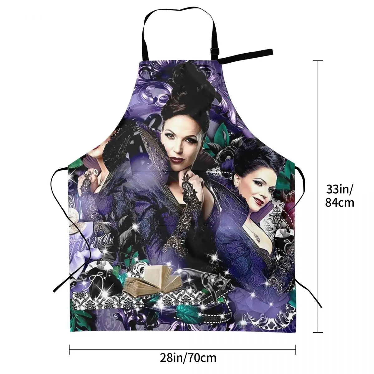 ريجينا ميلز ذات مرة مريلة الشيف الطبخ المطبخ Tablier أكمام مريلة تنظيف المطبخ بينافور النساء الرجال البستنة #3