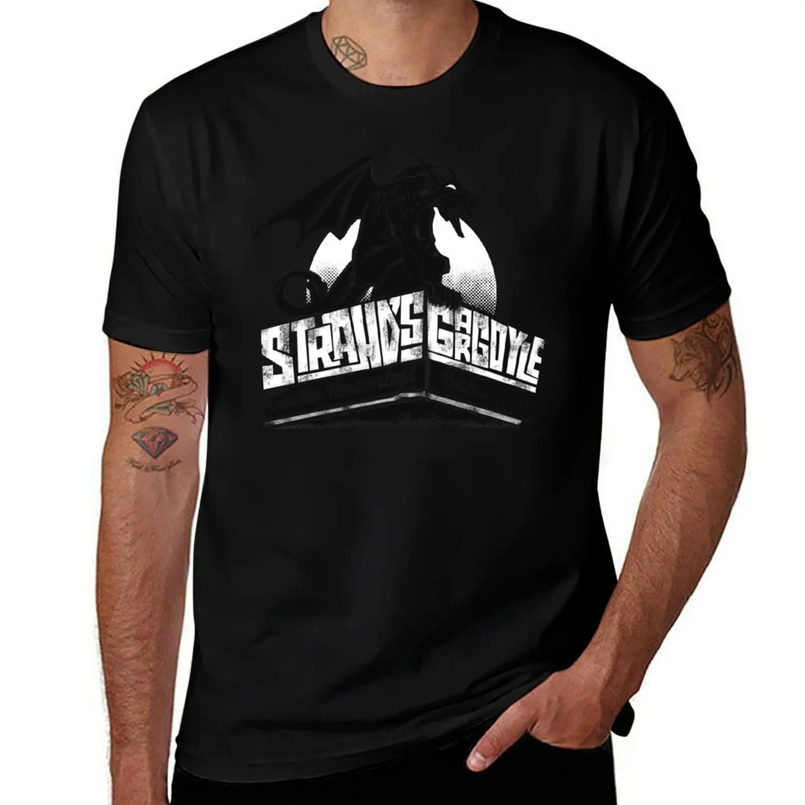 STRAHD'S GARGOYLE T-Shirt Large Size Breathable Tee