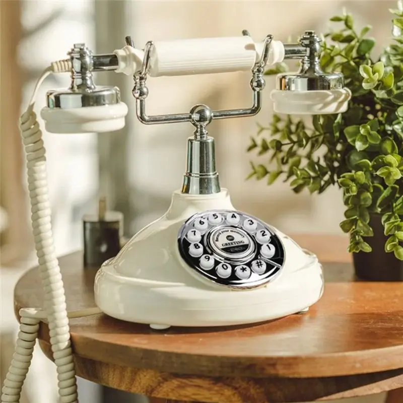 A11E-Audio Guest Book Wedding Phone Audio Guestbook Phone Vintage Style Audio Message Voicemail For Partys Birthdays