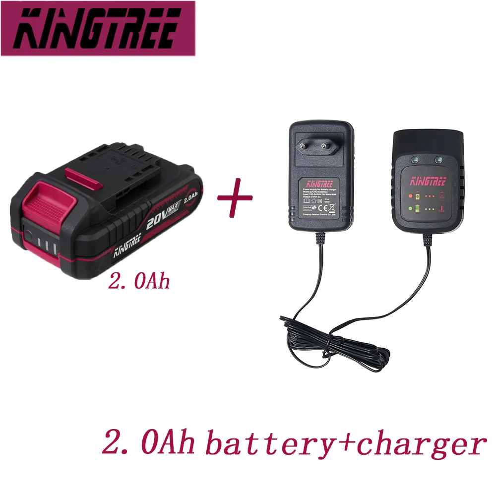 Imagem -02 - Kingtree-extended Ratchet Wrench Battery Power Tool Kits Acessórios para Bateria Kingtree Products 12v 20v 2.0 4.0ah