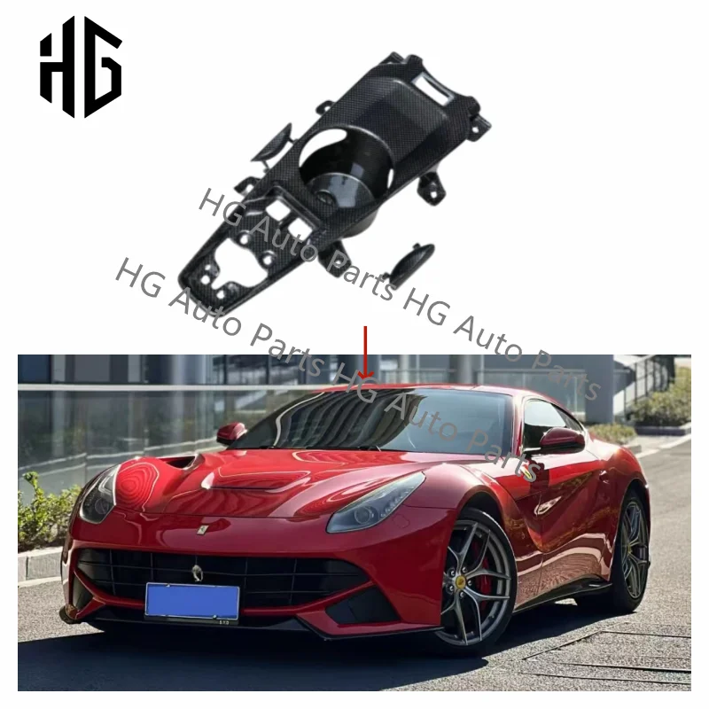 

Автомобильный держатель для стакана с водой, вентиляционное отверстие, держатель для бутылки с напитком, внутренняя отделка из углеродного волокна, держатели для стаканов, стеллаж для хранения для Ferrari F12