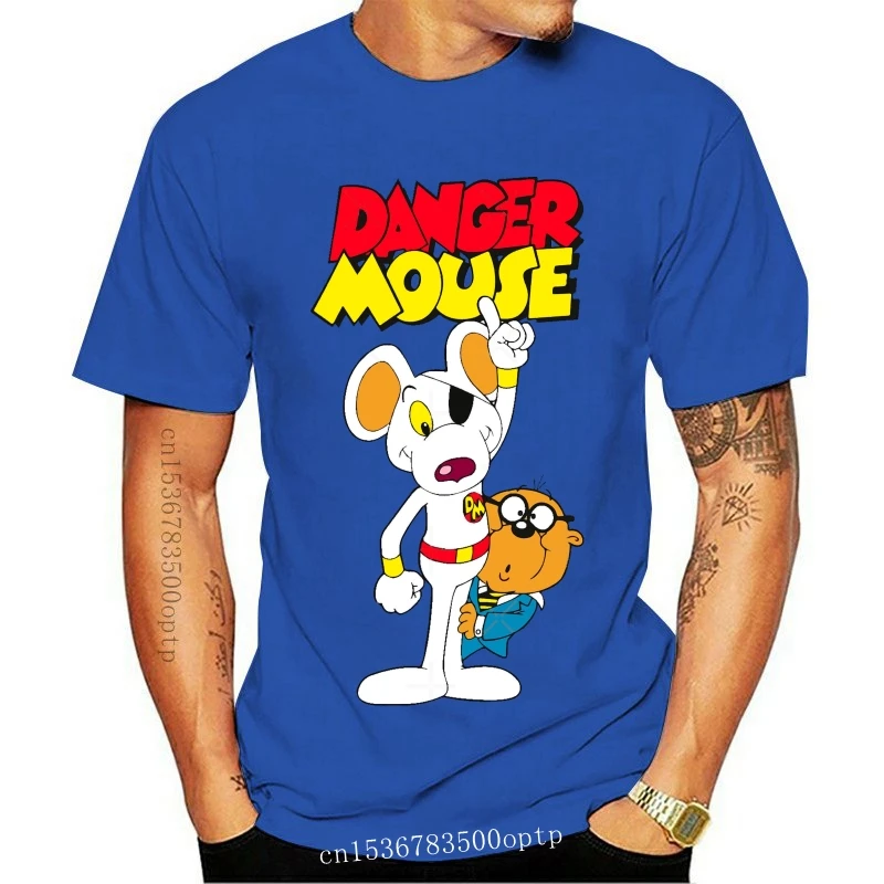 Mens clothing  Danger Mouse - TV Shows T shirt danger mouse uk england heroe cartoons tv series retro grunge eighties 80s