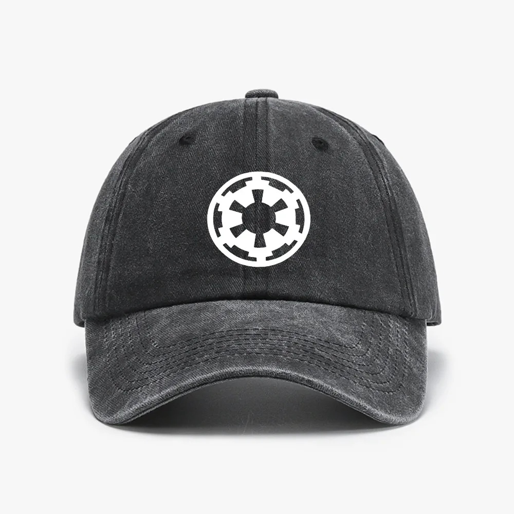 

Hot Sale Movie Wars Empire Imperial cap fashion Vintage Washed Denim Baseball caps Imperial Rebel Alliance adjustable sun hats