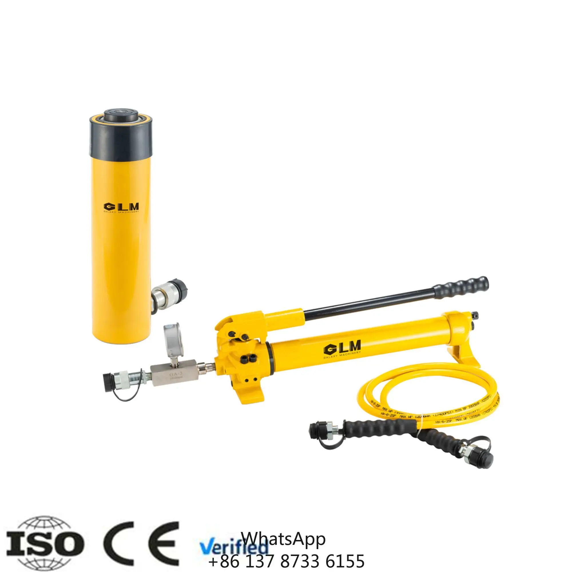 CE Certified Safe Operation Industrial Lifting Jack RC Series Single Acting Hydraulic Cylinder Jacks