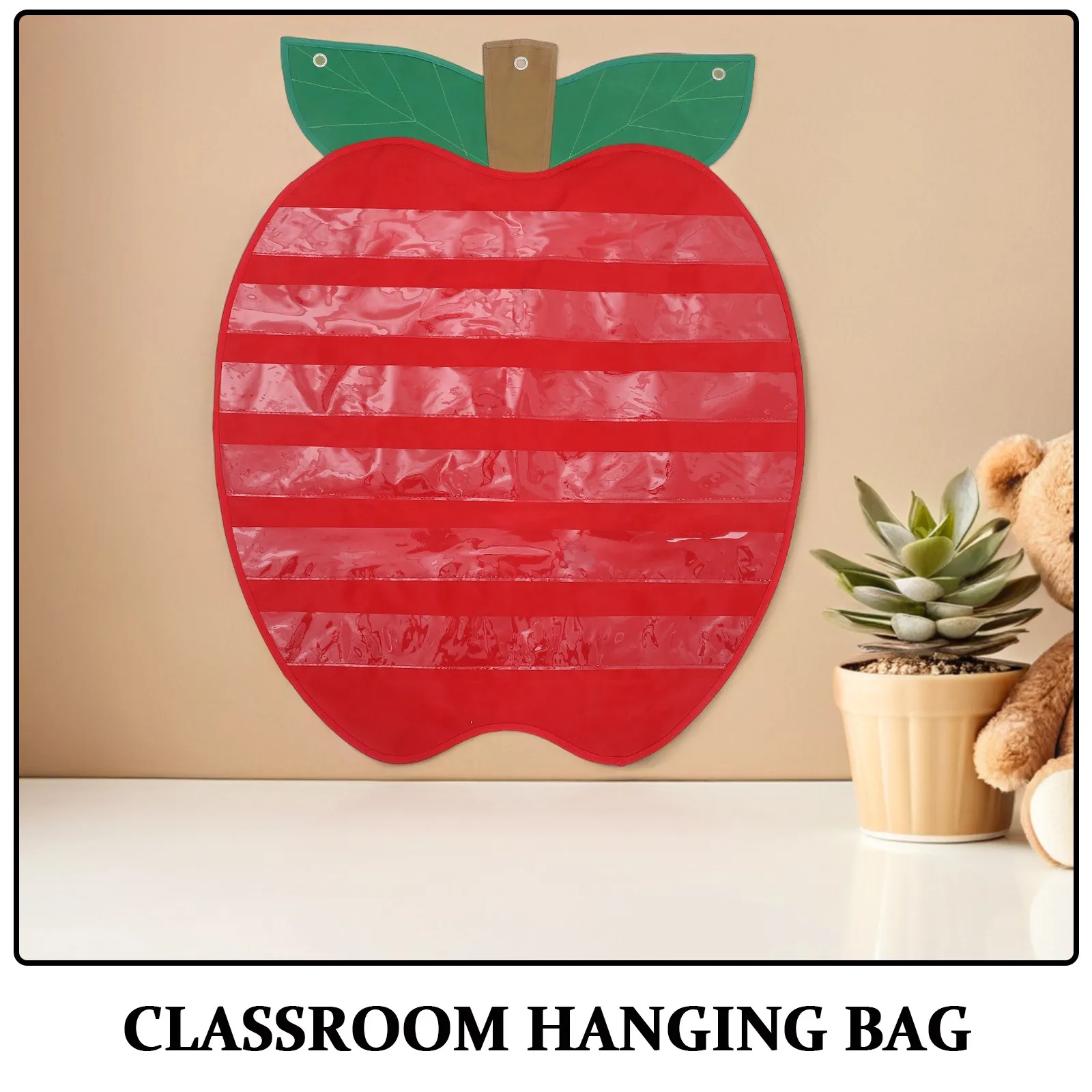 Vibrant Shaped Learning Wall Pocket Chart for Classroom Calendar Sentence Pocket Charts Homeschool Teaching Daily Schedule