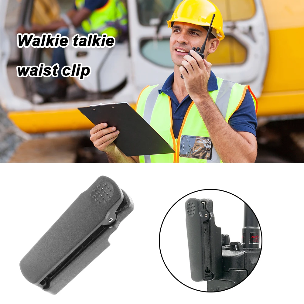 2pcs Belt Clip Clamp Accessories Plastic Walkie Talkie Belt Clip Replacement Parts for Baofeng BF-9700 -9R PLUS BF-A58 BF-R760