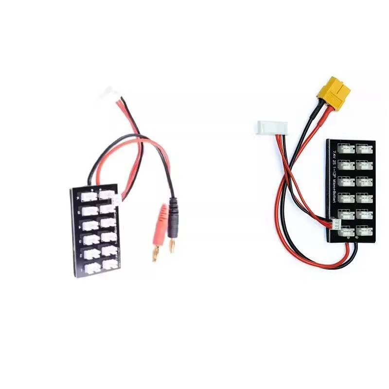 For one to six PH2.0 expansion connection board 2S 7.4V lithium battery parallel charging board B6
