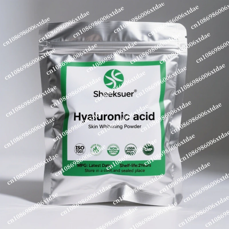 50 جرام - 1000 جرام مسحوق حمض الهيالورونيك مستحضرات التجميل درجة HA لتبييض البشرة #1