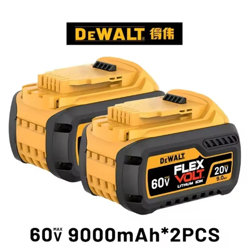 

9000mAh Battery DCB200 MAX For Flexvolt For Dewalt DCB606 DCB205 DCB206 DCB209 DCB182 Power Tool Battery 60V Battery
