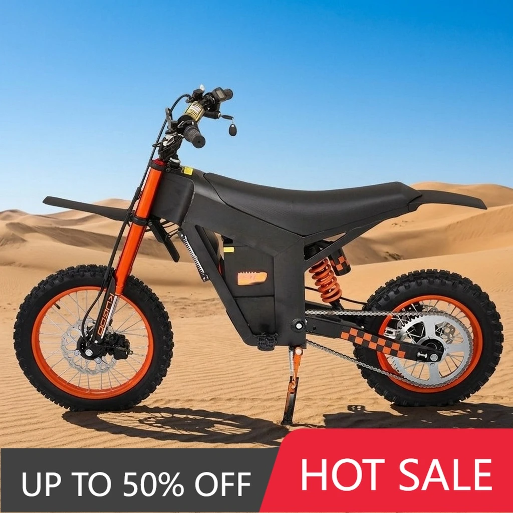 RRE Yozma 10 Electric Off-Road Motorcycle 3KW 44-55km/h High Speed 48V High Torque, High Performance All-Terrain Electric Motorc