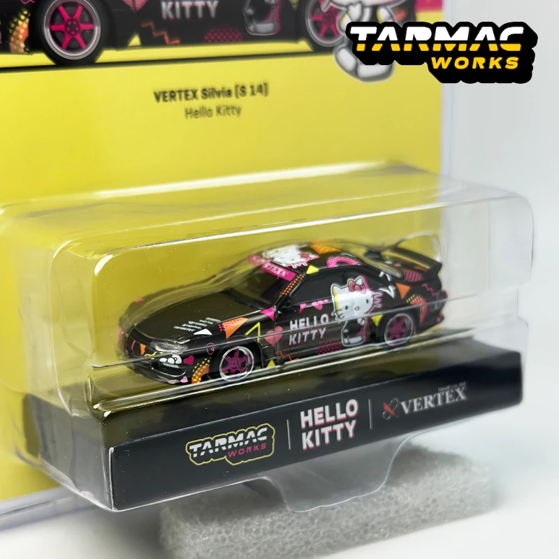 TW 1:64 Tarmac Works Vertex Nissan Silvia S14 Sanrio Hello Kitty