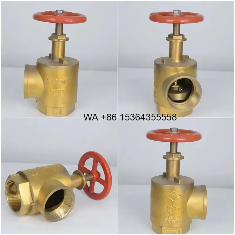 Wmwmnu for FM Brass 5 Years Warranty 2 1/2 Inch Angle Hose Female Outlet Firefighting Equipment Accessories China Factory