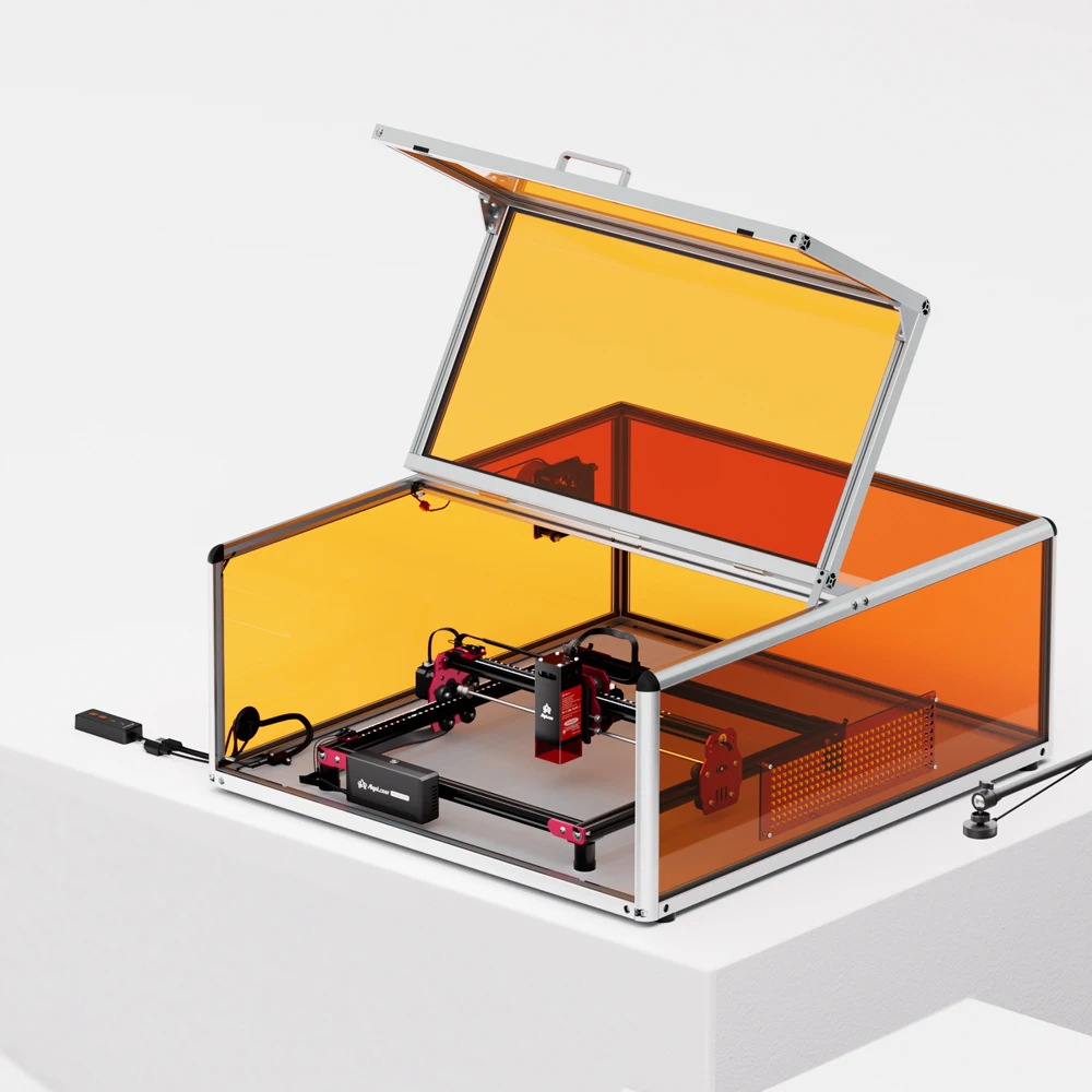

Algolaser DIY KIT Mini 10W Laser Engraver Cutter For Beginner 315*300 Table Woodworking CNC Tool Engraving Cutting Machine Metal