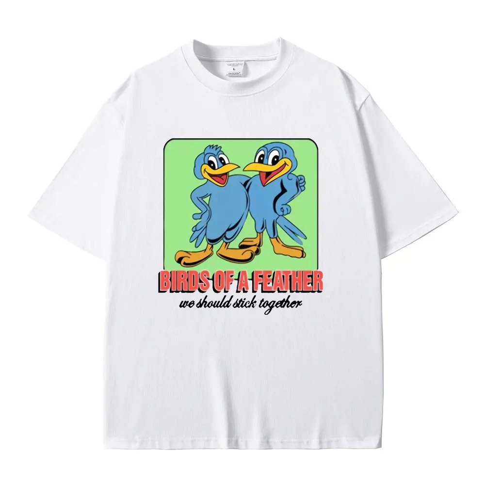 Hit Me Hard and Soft Birds of A Feather Same Style Merch T Shirt Men Fashion Pop Music Tshirt Cotton T-shirts Streetwearear