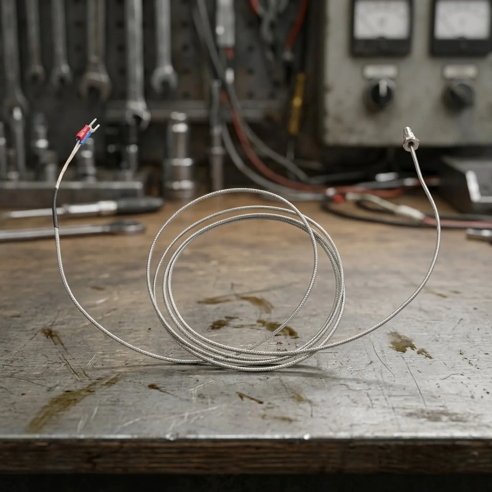 Industrial Grade M8 Threaded Temperature Sensor for K Type Thermocouple Use in High Accuracy Thermal Detection Tasks