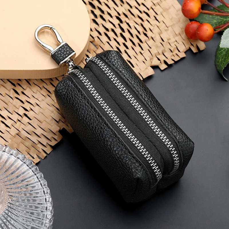 Vintage ขนาดใหญ่ความจุ Pu ผู้ชายผู้หญิงกระเป๋ากุญแจรถน่ารักกระเป๋าคุณภาพกระเป๋าเหรียญสิ่งเล็กๆ Organizer กระเป๋าสตางค์มินิของขวัญ