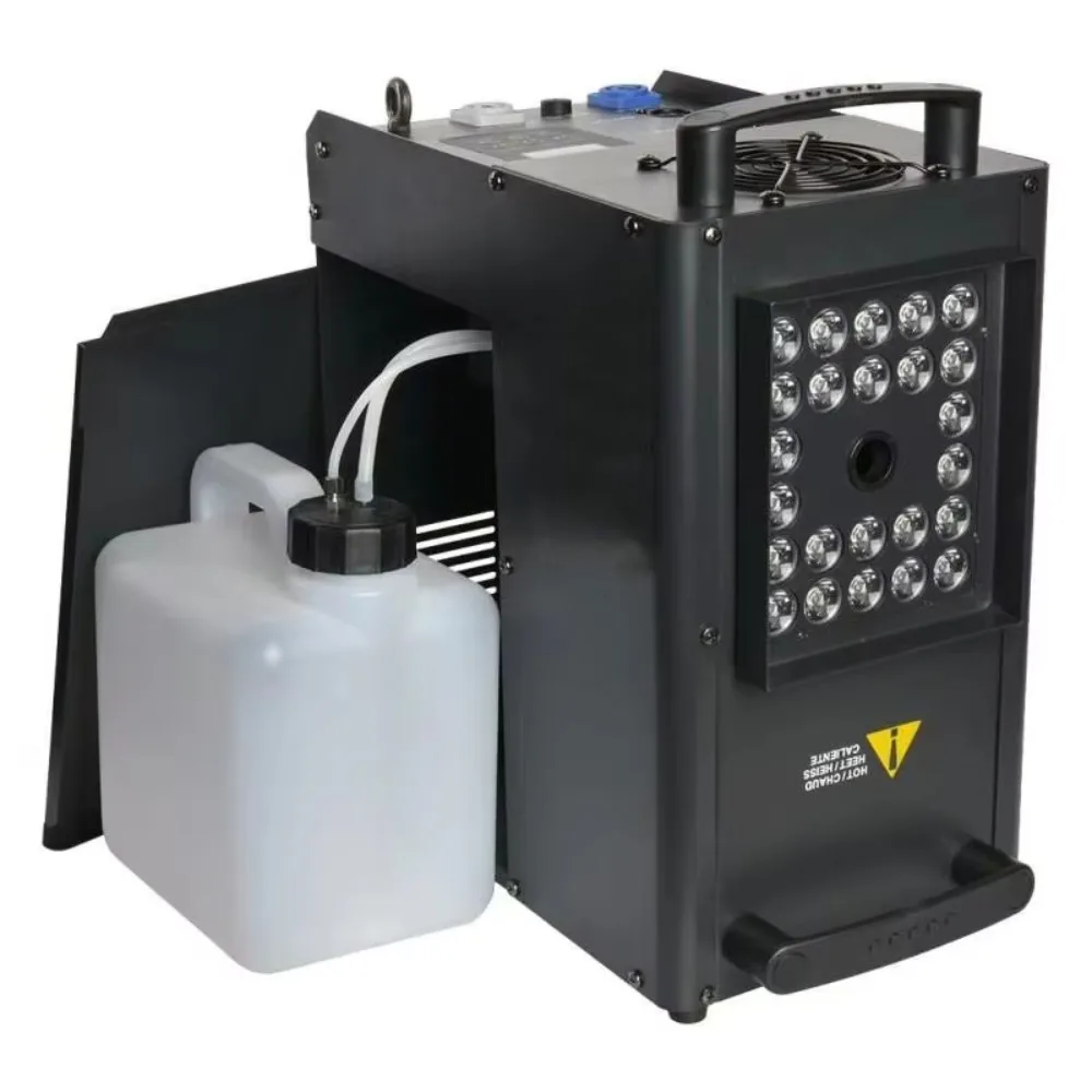 Professional 1500W DMX stage equipment for nightclub beam of light projector and integrated fog machine