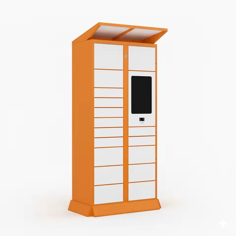 Parcel Locker Express Courier Companies Heavy Duty Steel Self Pickup Mailbox Electronic Lock Custom Branding Weather Resistant