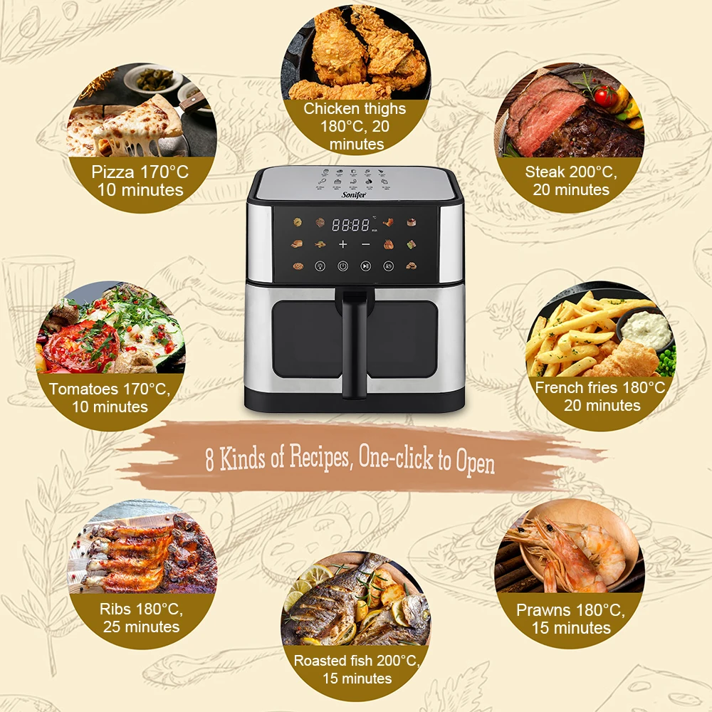 Air Fryer Sonifer SF-1042 10L 1800W