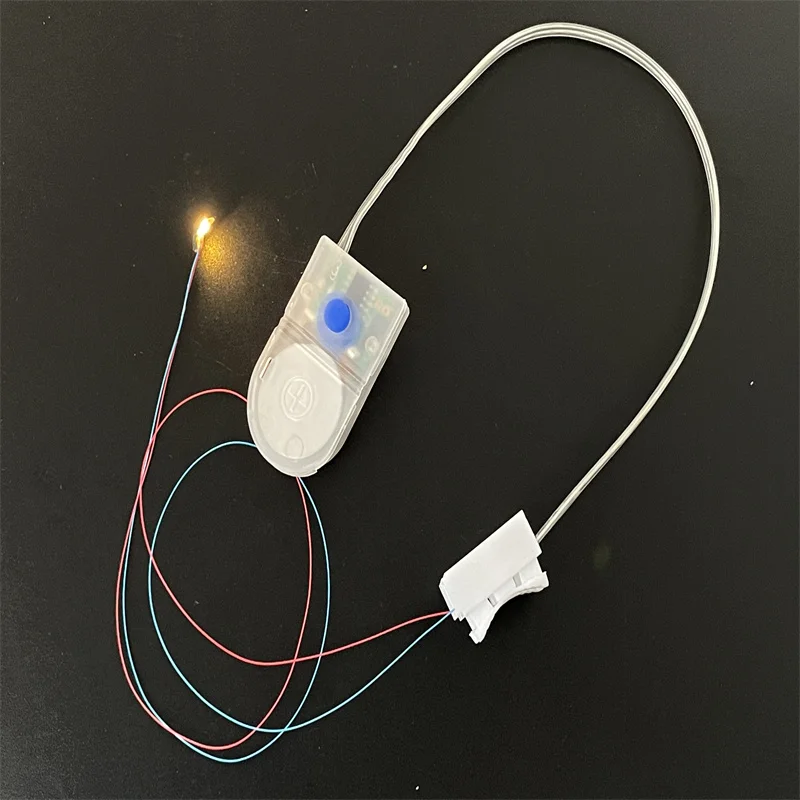 Miniature Model 3V Voltage Button Battery Box Direct Connection Fast And Slow Flashing Light Module Always On Set CR2032