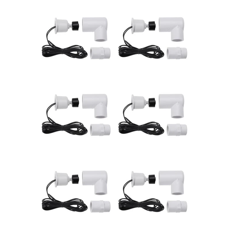 tforu-6x-ss2-float-switch-l-shape-with-3-4-inch-adaptor-and-6ft-wire-water-float-switch-for-hvac-drain-pan-condensate-outlet