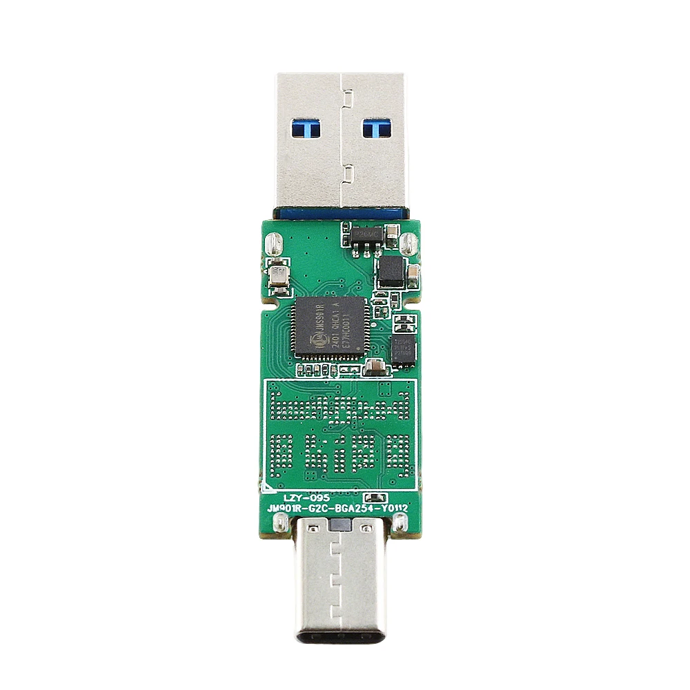 USF 2.0 2.1 칩용 USB 메인 제어 보드 고속 USB 3.1 Type-C 듀얼 인터페이스 BGA153 BGA254 솔더 JMS901