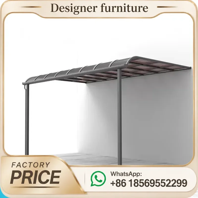 Aluminum Retractable Awning Waterproof Sunshade Canopy For Outdoor Patio Balcony Restaurant Shade Cover