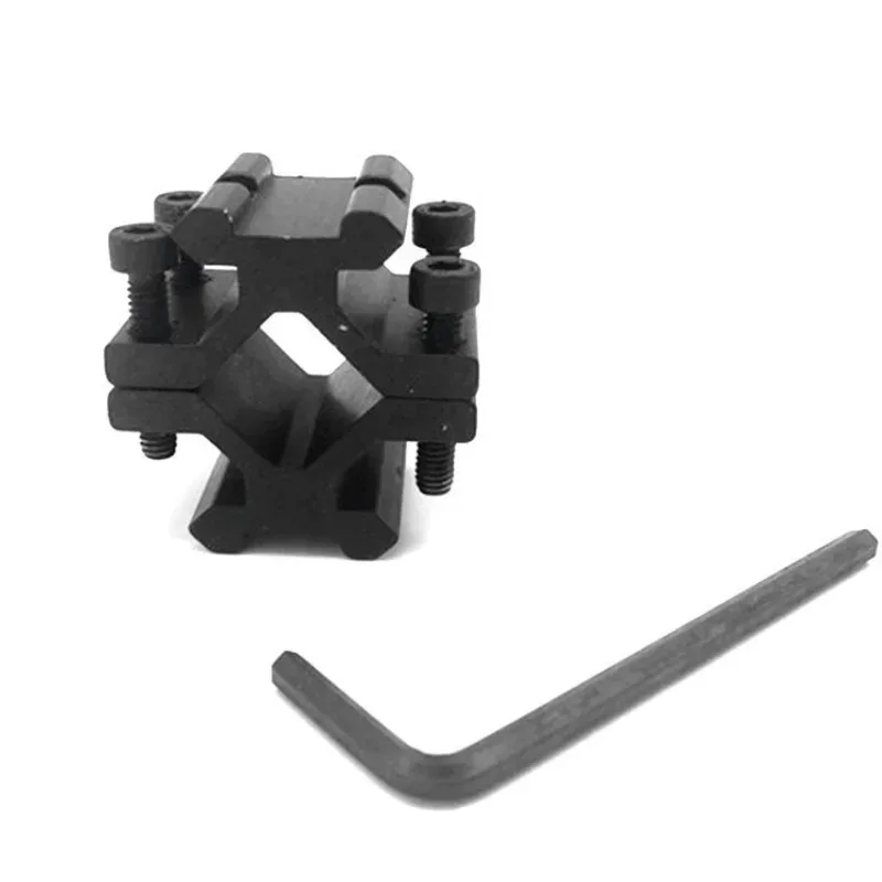 

New for Double-sided Butterfly Clip Bipod Adapter Flashlight Clip Tactical Adjustable Universal Track Tube Installation 1pcs