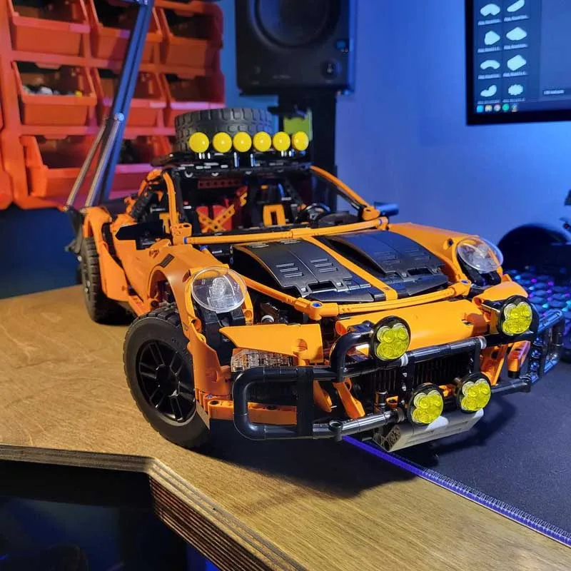 Super Auto Sportiva Moc Mattoni da Costruzione Dakar Progetto Campione Velocità Auto Modello Tecnologia Blocco Modulare Giocattolo Set Fai da Te Regalo di Montaggio