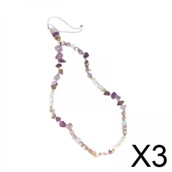 

3x подвеска для телефона из бисера, ремешок для телефона, декор, многофункциональный декоративный ремешок для телефона, цепочка для телефона для подарка на день рождения