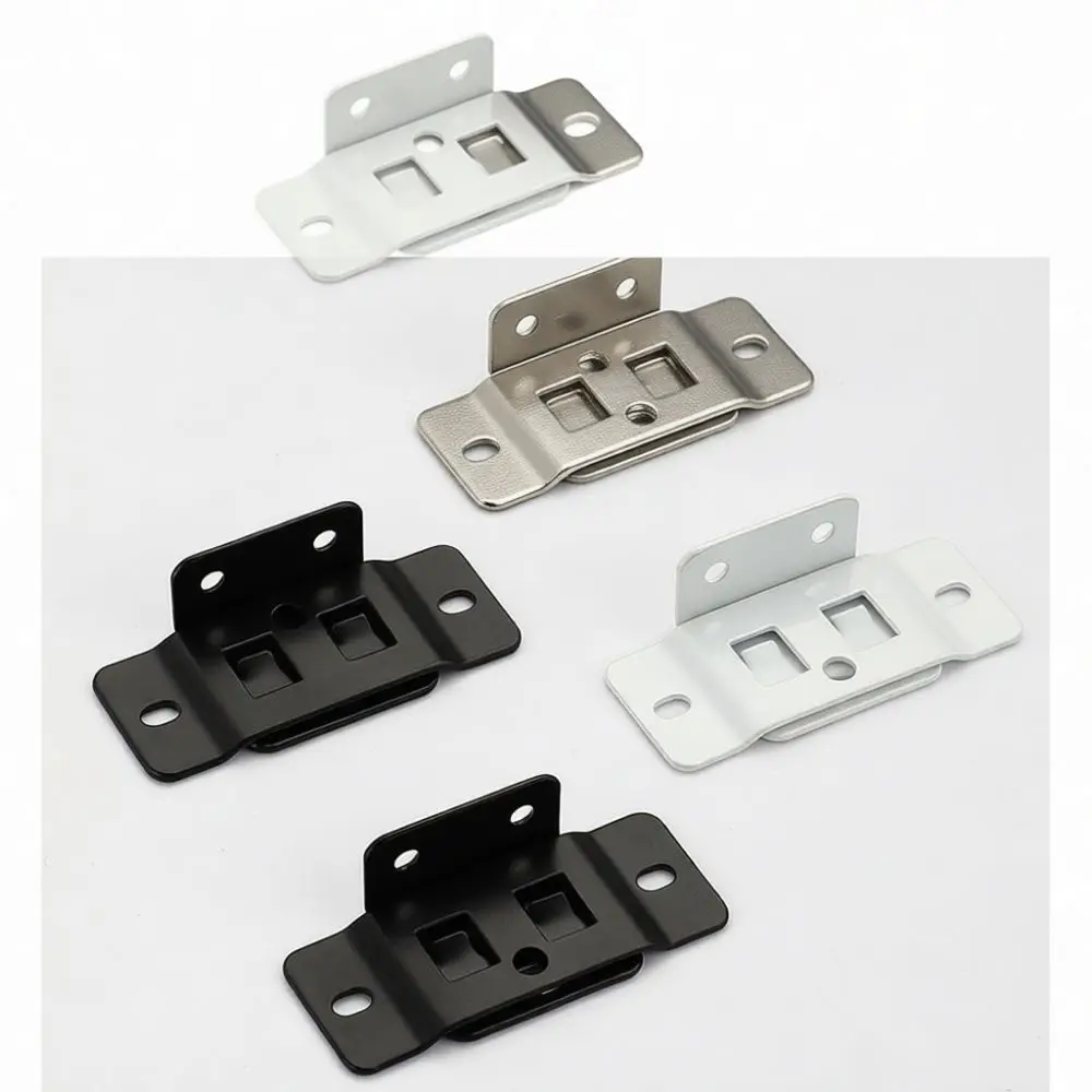 Two In One Shelf Fastener Cabinet Corner Code Furniture Hardware Connector Cold Rolled Steel Support Bracket Board Installation