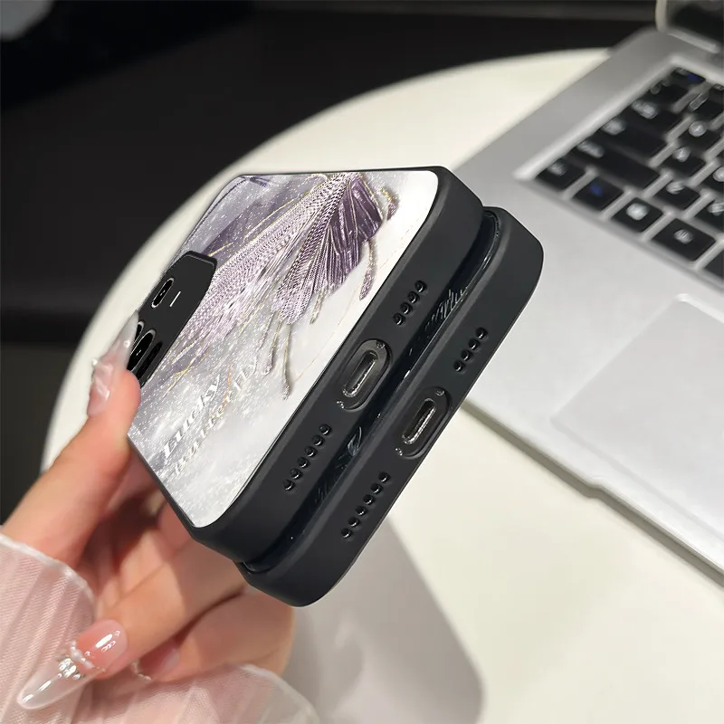 For Infinix Note 50 Pro Plus 50X 50S Note50 Pro+ Phone Casing Flower Butterfly Cover X6855 X6858 Fashion Tempered Glass Case