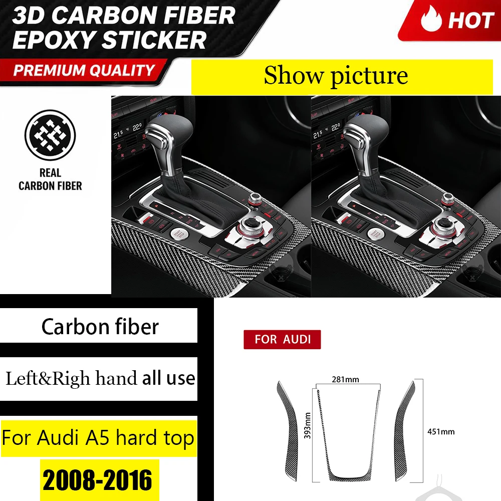 pour-audi-a5-hard-top-2008-2016-panneau-de-levier-de-vitesse-en-fibre-de-carbone-couverture-decorative-de-console-centrale-accessoires-interieurs-autocollant