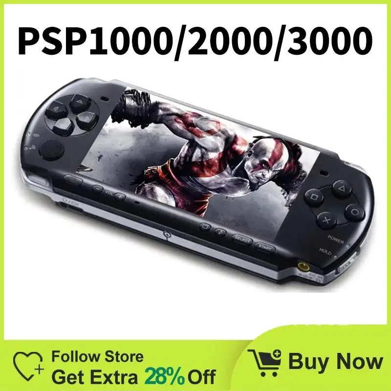 Original PSP 1000/psp 2000/psp 3000 game console 32GB 64GB 128GB memory card includes free games