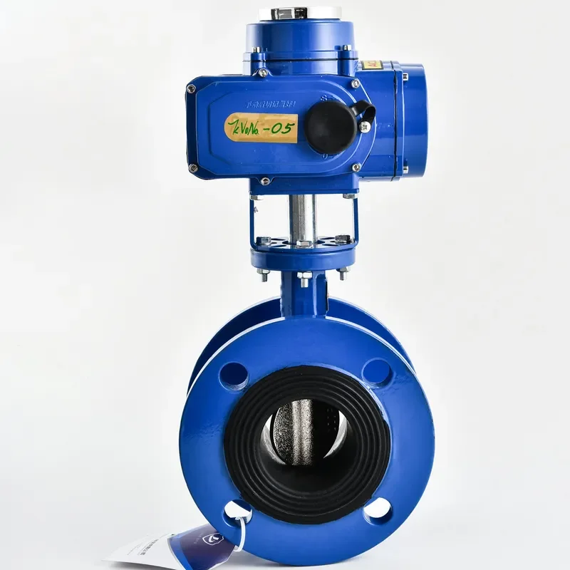 D941X-16Q Stainless Steel Electric Flange Butterfly Valve for Water Oil Control in Sewage Treatment Plant