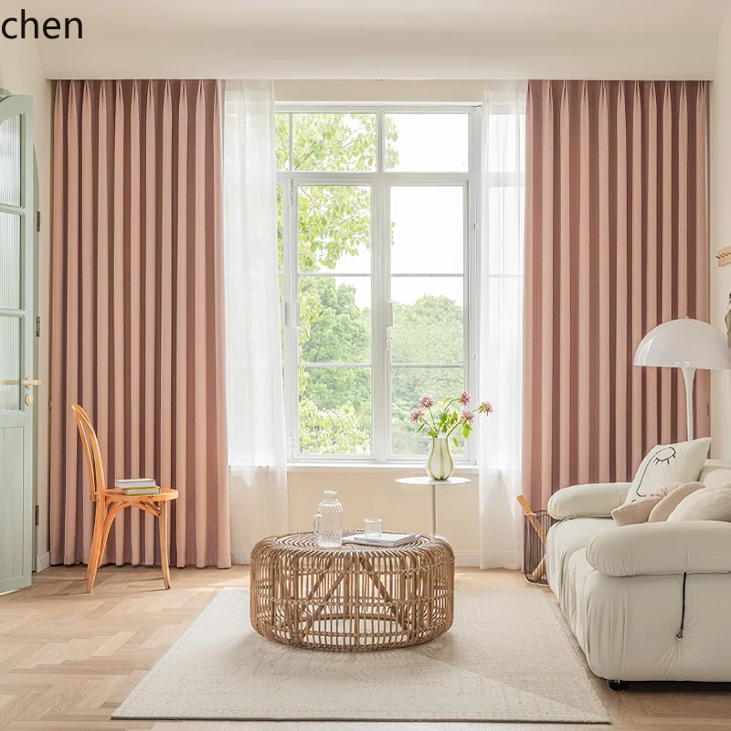 

ZML Custom Bedroom High-End Curtains Full Blackout New Style Living Room
