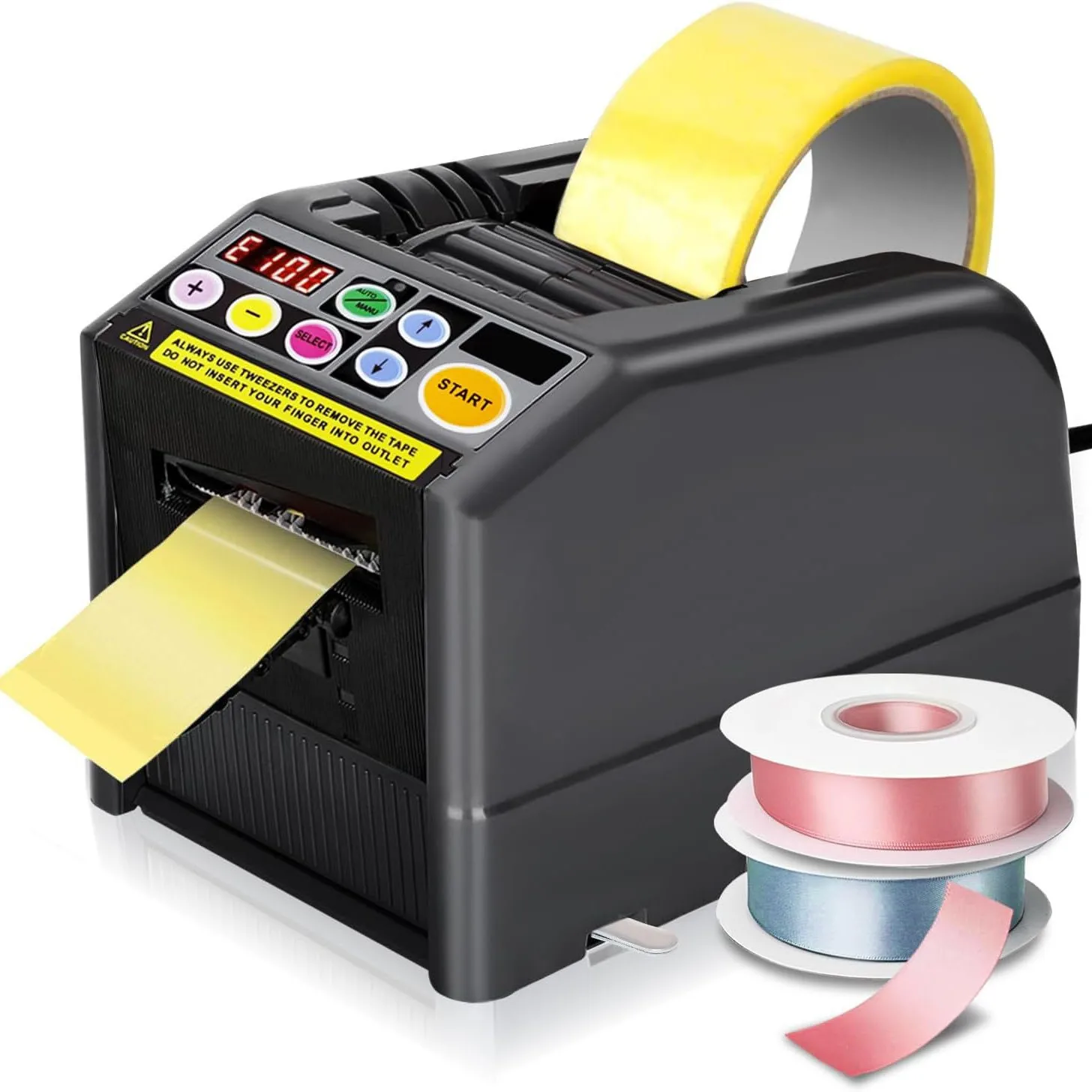ZCUT-9 Automatic Tape Dispenser Digital Length Preset Electric Ribbon Cutter Adhesive Film Packing Tool Office Factory Equipment